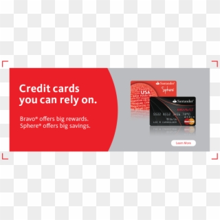 Santander Credit Card - Graphic Design Clipart