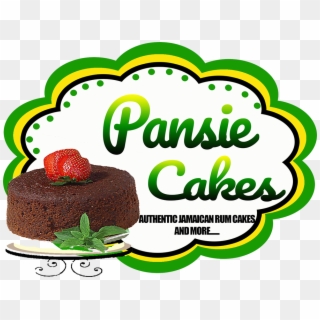 Pansies Cakes - Chocolate Cake Clipart