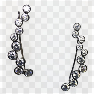 Confetti Bezel Ear Climbers - Body Jewelry Clipart