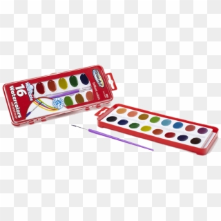 Washable Watercolors - Toy Instrument Clipart