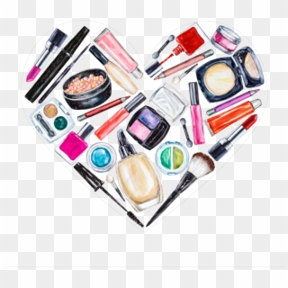 Makeup Fashion Cosmetics Watercolors Watercolor Waterco - Cosmetics Watercolor Clipart