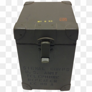 Geninuine Wwii Wooden Us Army Telephone Repeater Box - Box Clipart