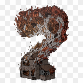 Burning House Png - Illustration Clipart