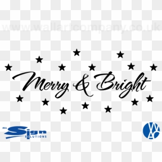 Merry & Bright - Merry And Bright Transparent Clipart