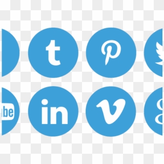 Social Media Icons Clipart Social Reach - Circle - Png Download