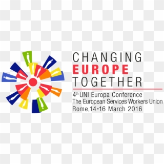 Changing Europe Together 4th Uni Europa Conference - Graphic Design Clipart