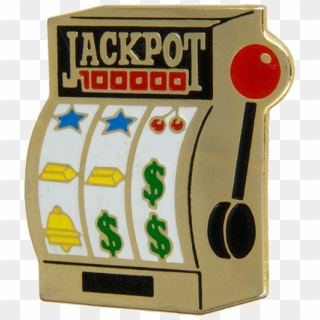 Jackpot Pin - Slot Machine Clipart