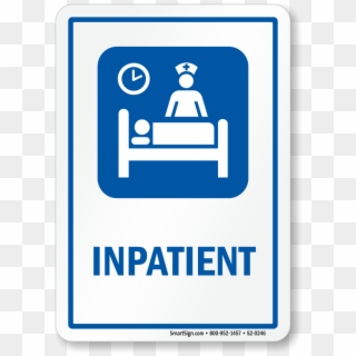 Hospital Patient Room Door Signs - Hospital Inpatient Clipart