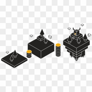 In-game Currency Conversion Mechanism To Cryptocurrency - Illustration Clipart