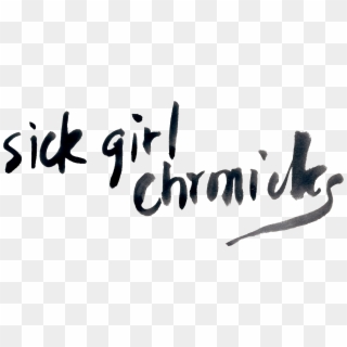 Sick Girl Chronicles - Calligraphy Clipart
