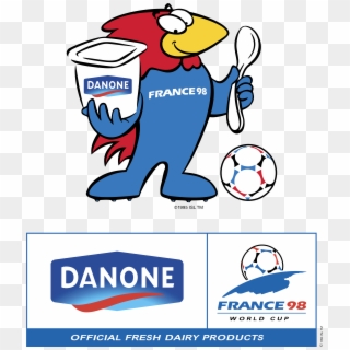 Danone Logo Worldcup - World Cup France 98 Logo Clipart