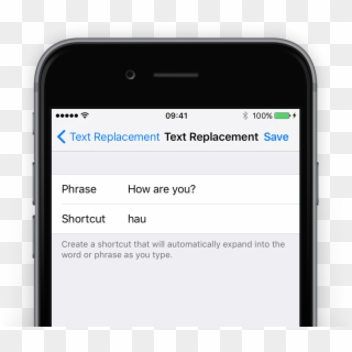 When Typing Within Apps, You Can Input The Shortcut - Iphone Clipart