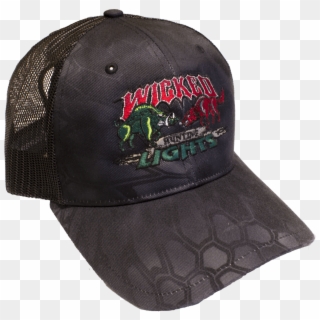Wicked Lights Logo Hat In Kryptek Typhon Camo - Baseball Cap Clipart