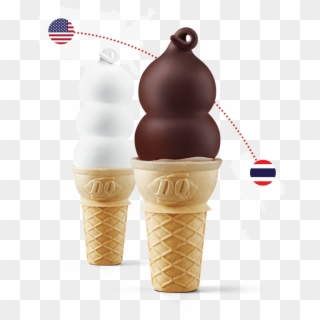 So, He Invented A Unique Ice Cream Recipe Made With - Ice Cream Cone Clipart