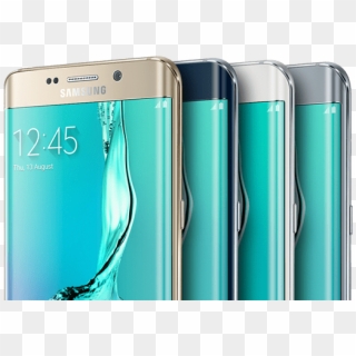 Galaxy S6 Edge Plus In Four Colors - Samsung Galaxy S6 Edge+ Clipart