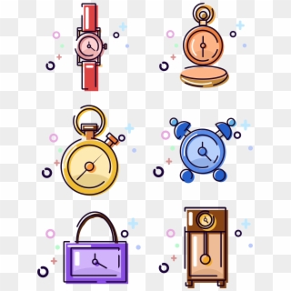 Mbe Necesidades Diarias Relojes Caricaturas Png Y Psd - Clock Clipart