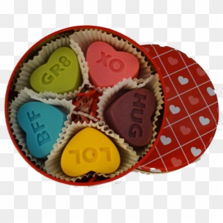Chocolate Covered Oreo Conversation Hearts Tin - Giri Choco Clipart