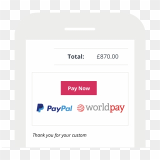 Pay Now Invoice - Paypal Clipart