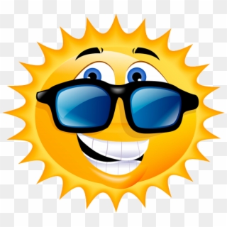 Soleil En Png - Cartoon Sun With Sunglasses Clipart