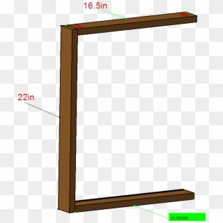 Assemble The Top And Bottom Boards To One Side - Wood Clipart