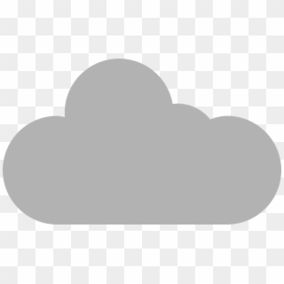 Weather Cloudy Free - Grey Cloud Vector Png Clipart