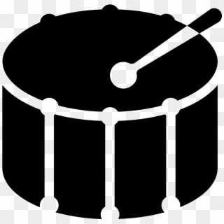 Tambor Icon , Png Download - Drum And Lyre Black And White Clipart