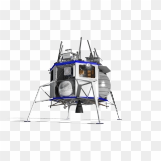 Diseño Actual Del Blue Moon Con Rovers Como Carga Útil - Lander Clipart