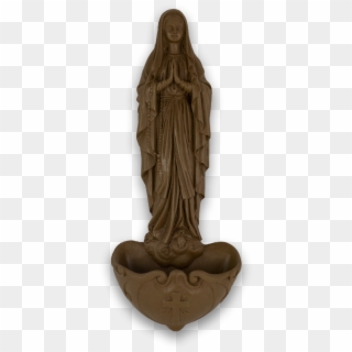 Resin Holy Water Font Of Our Lady Of Lourdes - Carving Clipart
