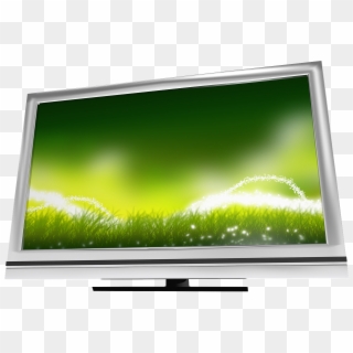 Tv Leads All Other Media In Delivering A Brand Message - Led-backlit Lcd Display Clipart