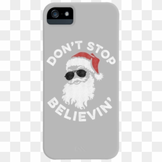 Santa Don't Stop Believin' - Music And Arts Security Clipart