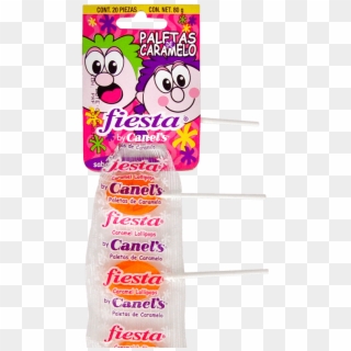 Canels Fiesta Tira Lollipops Candies 50/20/3 - Canels Clipart