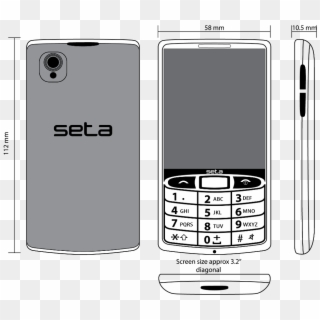 3d Design By Tm Kreatif For Axiom Telecom - Feature Phone Clipart
