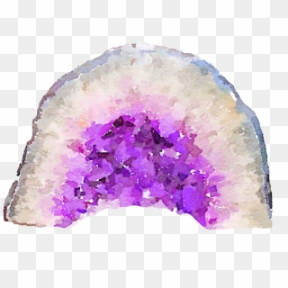Free Geode Quartz Png Watercolor By Anjelakbm - Geode Png Clipart