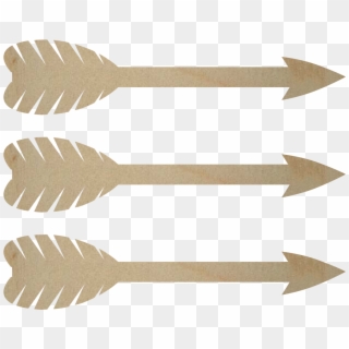 Wooden Arrow Shape Clipart