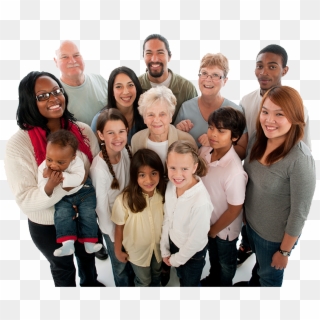 Ministries - Group Smiling People Clipart
