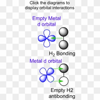 Hydrogen Orbitals - Dihydrogen Ligand Clipart