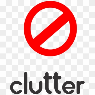 No Clutter - Circle Clipart