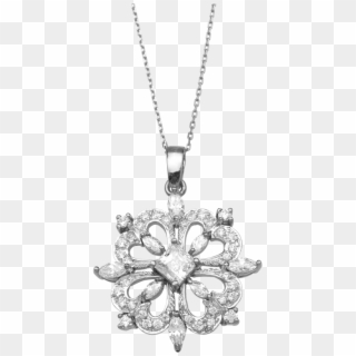 Rococo Flare Necklace - Locket Clipart