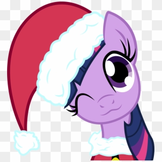 Drawn Santa Hat Invisible Background - Pony Friendship Is Magic Christmas Clipart