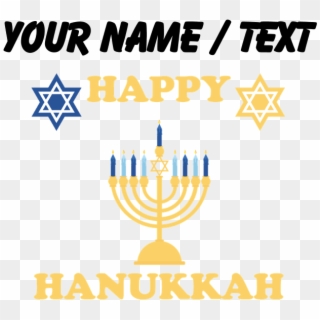 Custom Happy Hanukkah Tote Bag , Png Download - Hanukkah Clipart