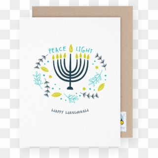Hanukkah Card - Simple Pun Christmas Card Clipart