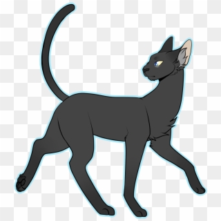 Crowfeather Based Him Off My Own Cats Body Type - Cat Full Body Drawing Clipart