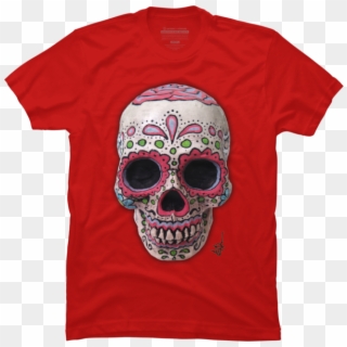 Real Sugar Skull - Avengers Symbols T Shirt Clipart