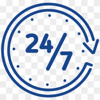 24/7 - Love Time Icon Png Clipart