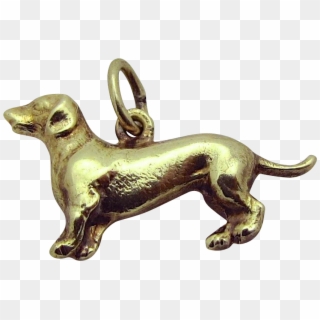 3d Dachshund Wiener Dog Charm 1930s From Charmalier - Ancient Dog Breeds Clipart