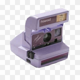 #polaroid #camera #retro #niche #moodboard #freetoedit - Polaroid Camera 600 Purple Clipart
