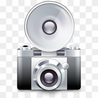 Retro Camera Vector Psd Icon - Point-and-shoot Camera Clipart