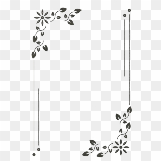 #monograma #moldura #quadro #flowers #flores @lucianoballack - Frame Simple Border Designs Clipart