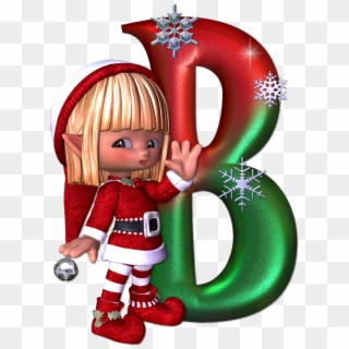 Alfabeto De Navidad - Christmas Alphabet Letters Transparent Clipart