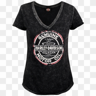 Camiseta Harley-davidson Genuine Round - Active Shirt Clipart